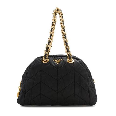 prada bowler goffrata con catena|Prada Chevron Quilted Tessuto Catena Bowler Bag .